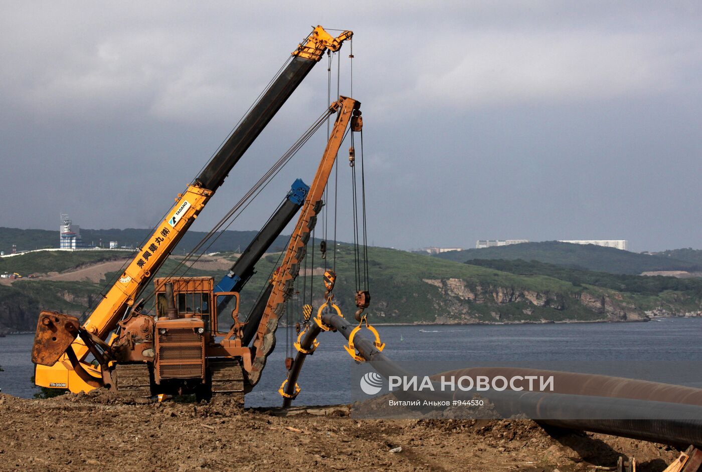 Завершается строительство газопровода от ГРС на остров Русский | РИА  Новости Медиабанк