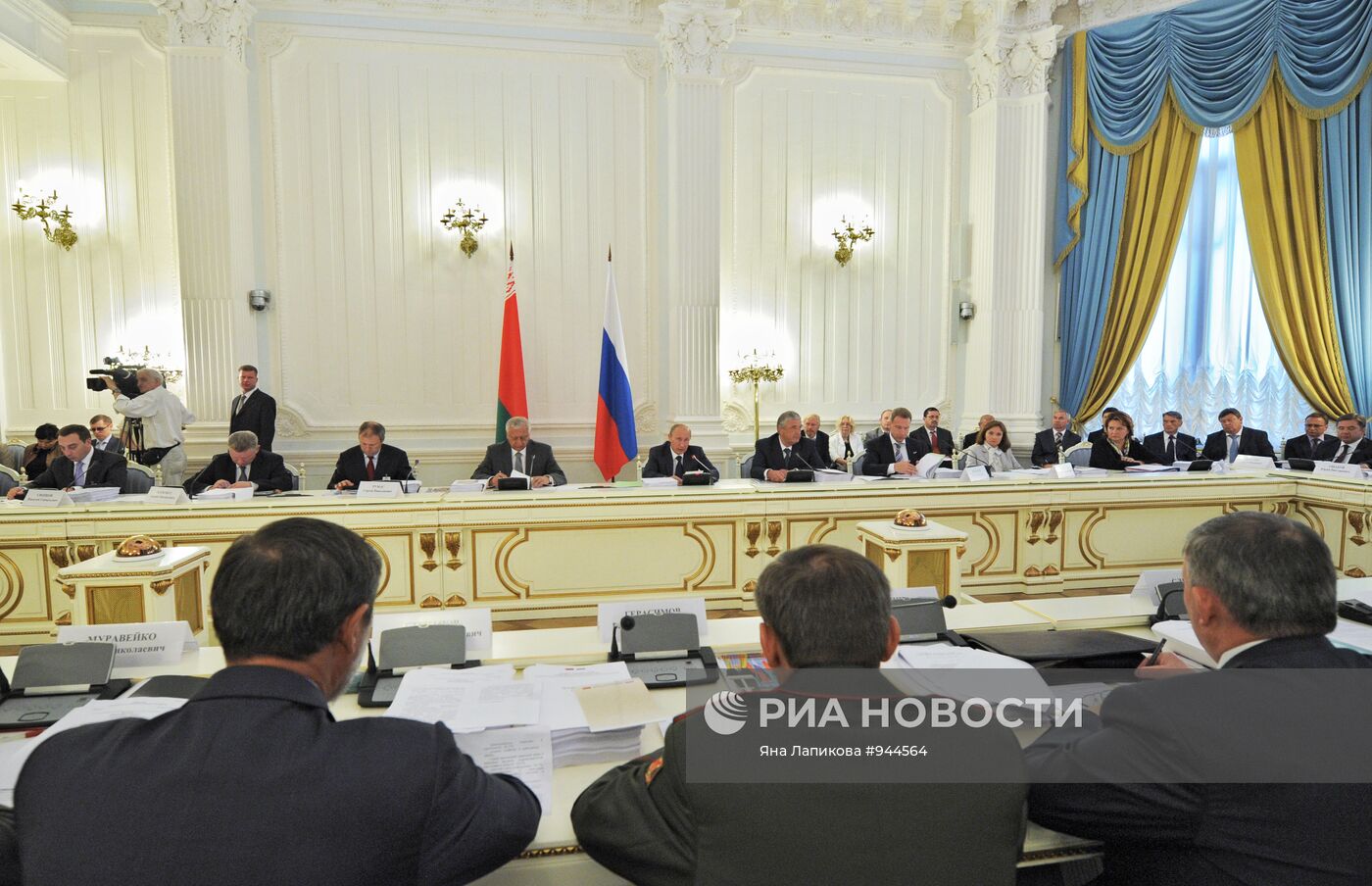 В.Путин проводит Совмин Союзного государства Россия-Белоруссия