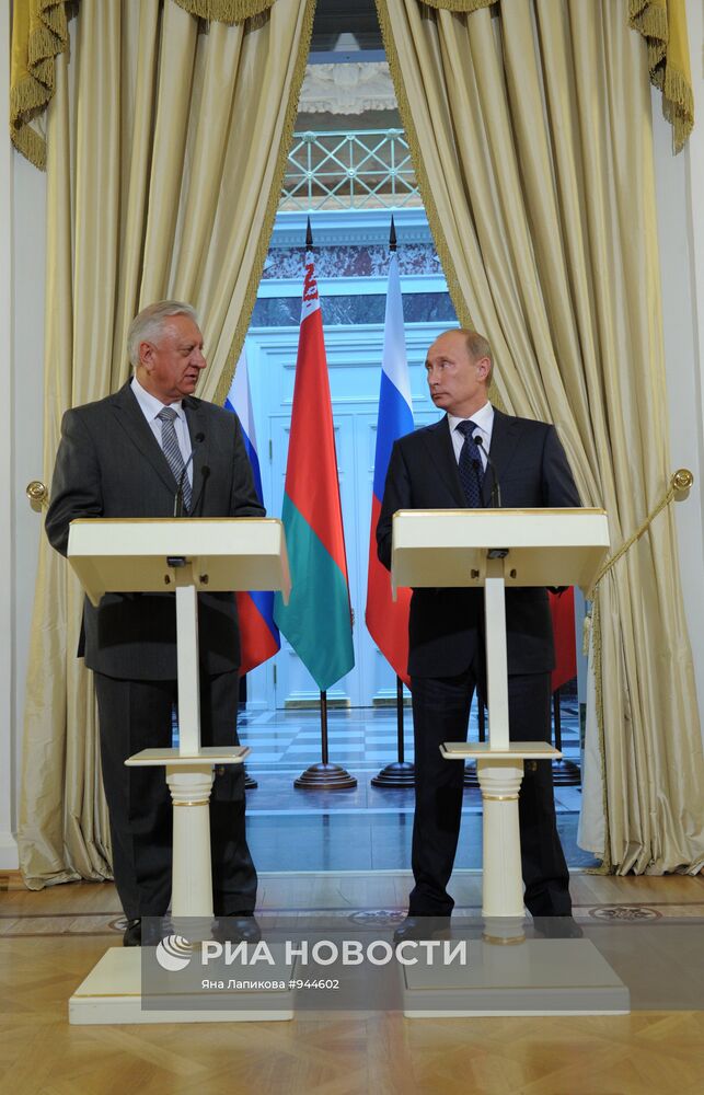 В.Путин проводит Совмин Союзного государства Россия-Белоруссия