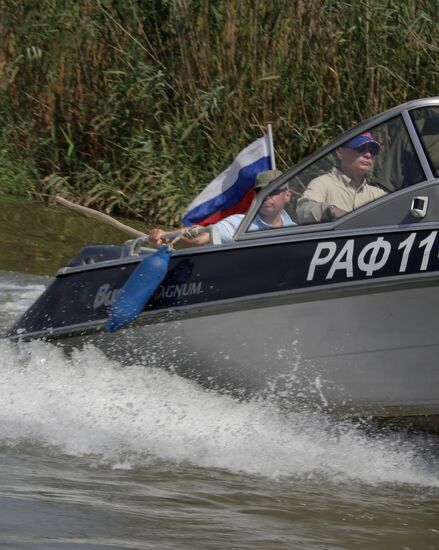 В.Путин в Астраханской области