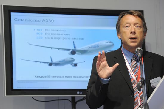 Пресс-конференция руководства компании Airbus