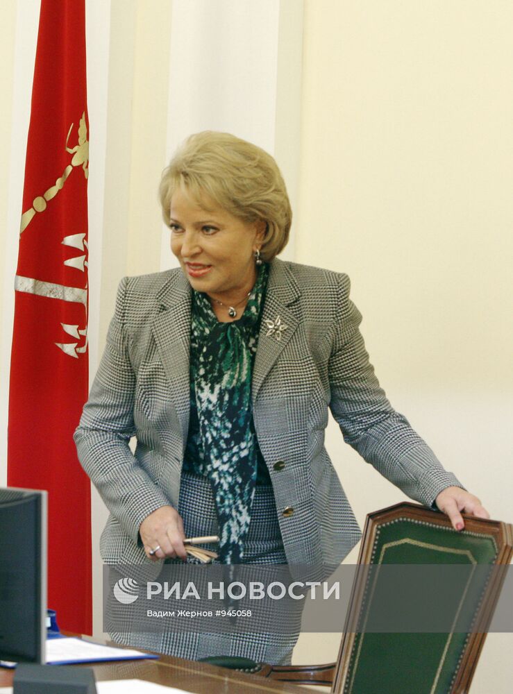 Заседание правительства Санкт-Петербурга перед выборами