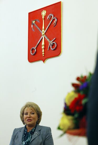 Заседание правительства Санкт-Петербурга перед выборами