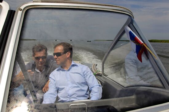 Рабочая поездка Дмитрия Медведева в Астрахань