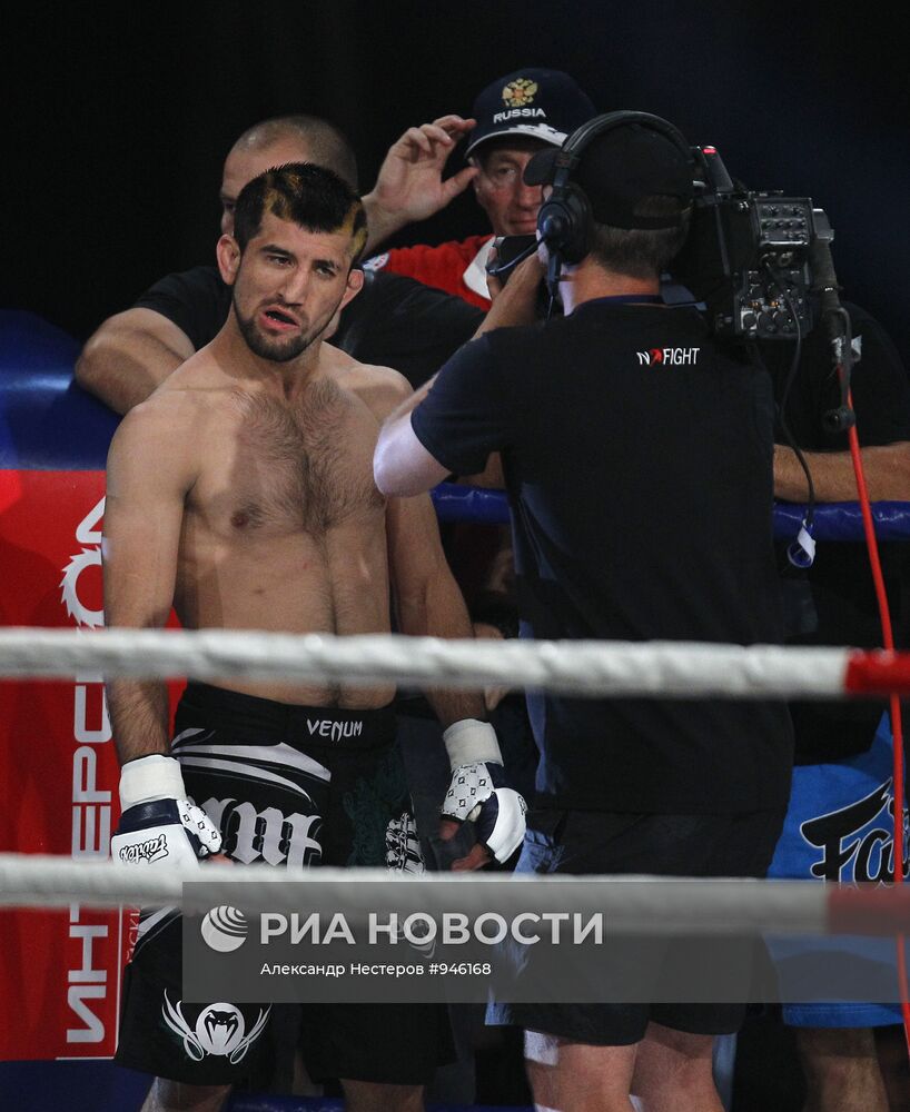 Российский боец Расул Мирзаев по прозвищу "Черный тигр"