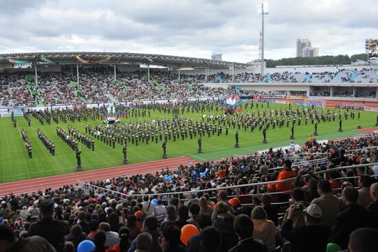 Церемония открытия стадиона "Центральный" в Екатеринбурге