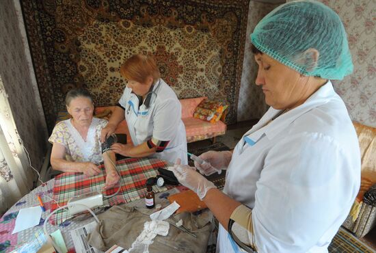 Работа сельских больниц Челябинской области