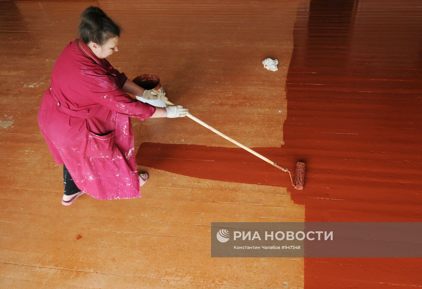 Подготовка к 1 сентября одной из школ в Великом Новгороде