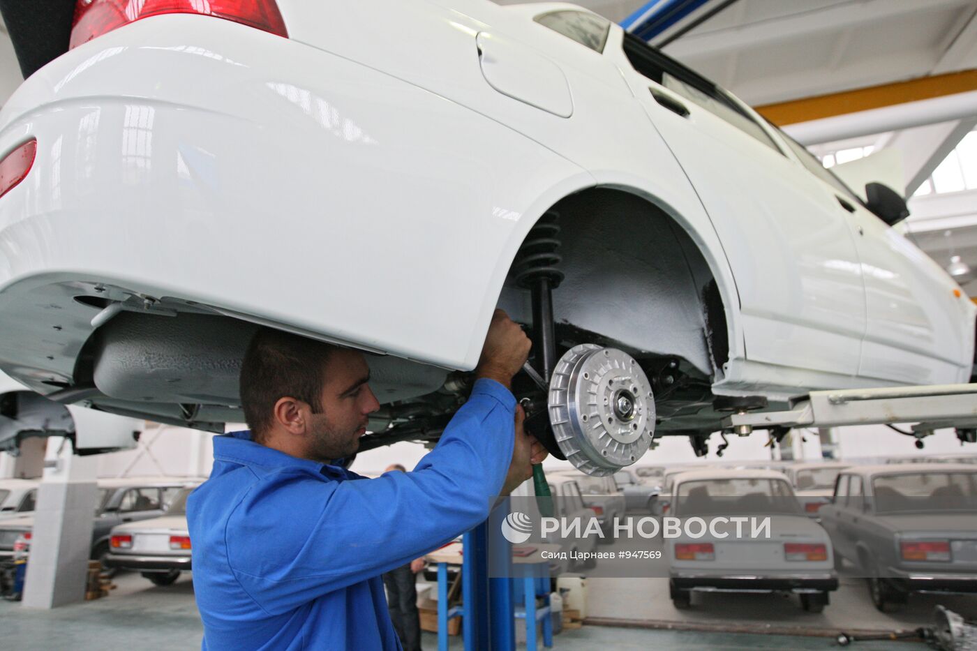 Выпуск первой партии автомобилей "Лада Приора" в Чечне
