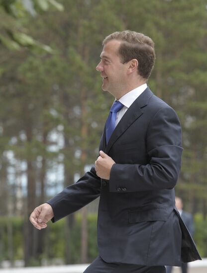 Рабочая поездка Д.Медведева в Сибирский ФО