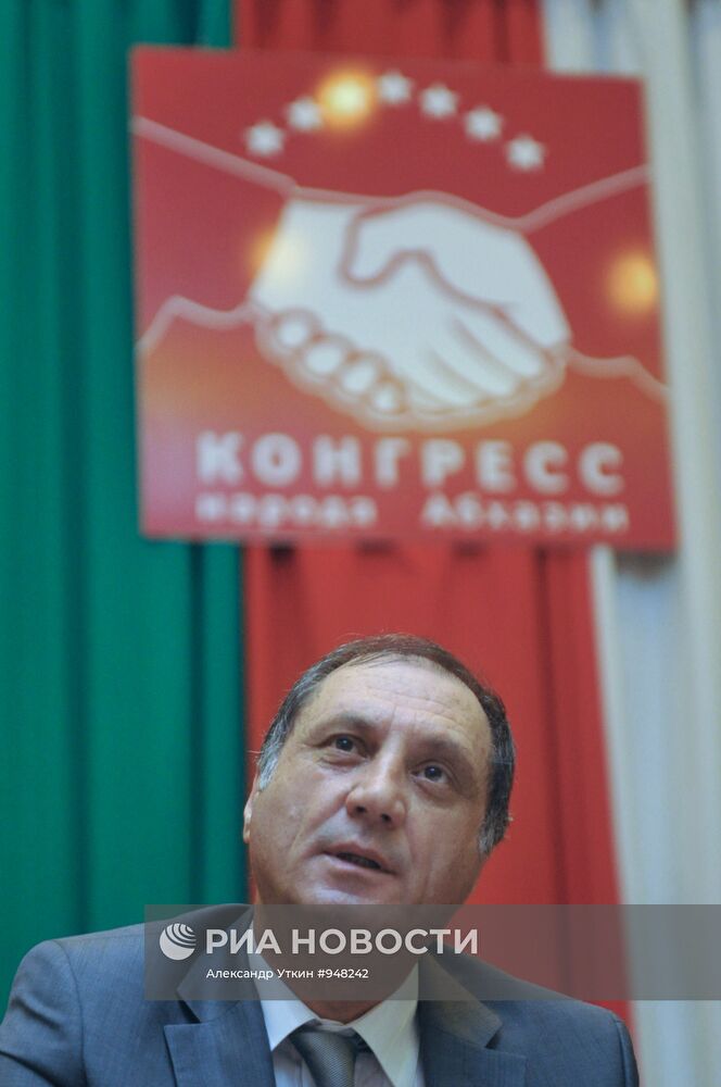 Кандидат в президенты Республики Абхазия Сергей Шамба