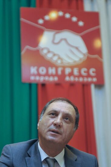 Кандидат в президенты Республики Абхазия Сергей Шамба