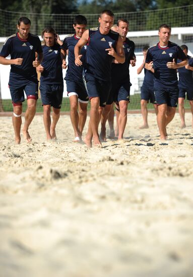 Пляжный футбол. Тренировка сборной России