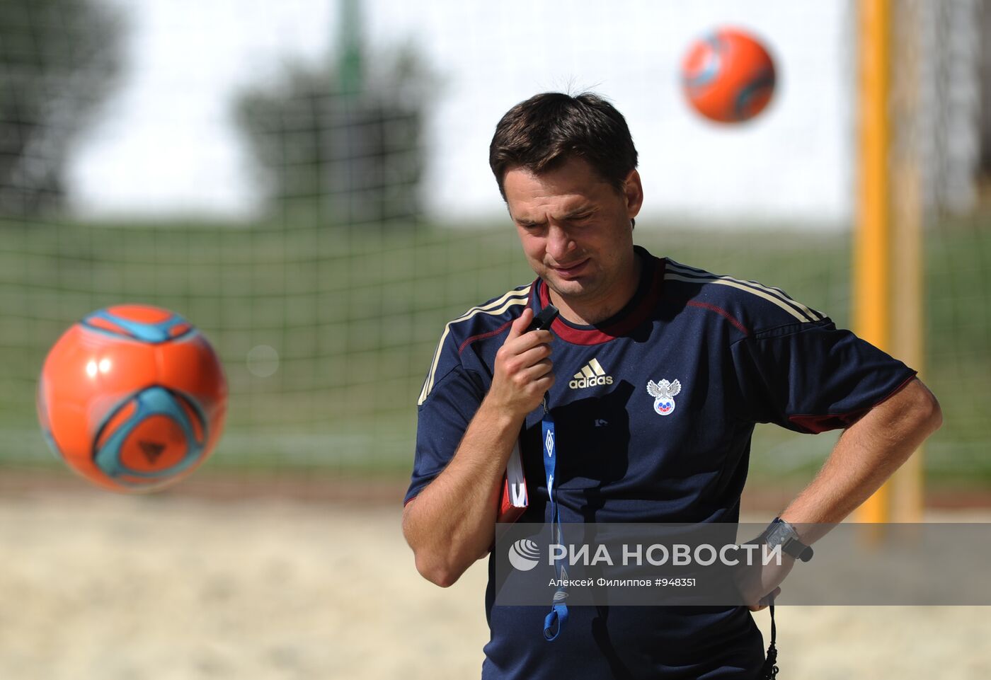 Пляжный футбол. Тренировка сборной России