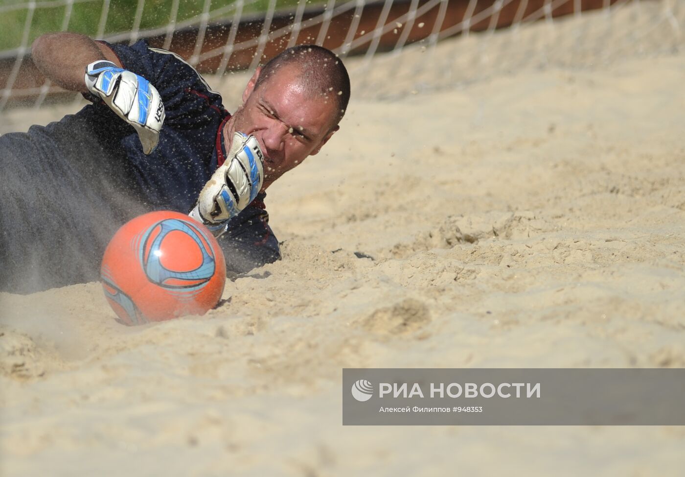 Пляжный футбол. Тренировка сборной России