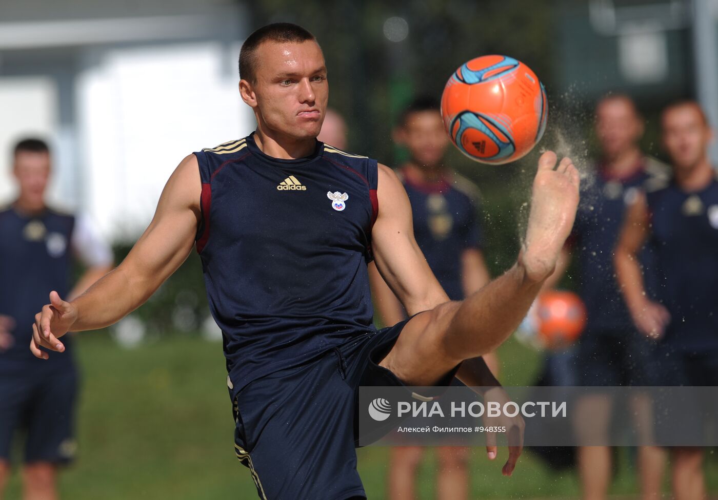 Пляжный футбол. Тренировка сборной России