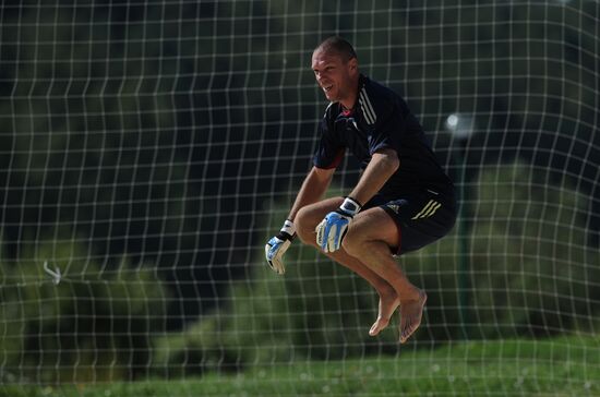 Пляжный футбол. Тренировка сборной России