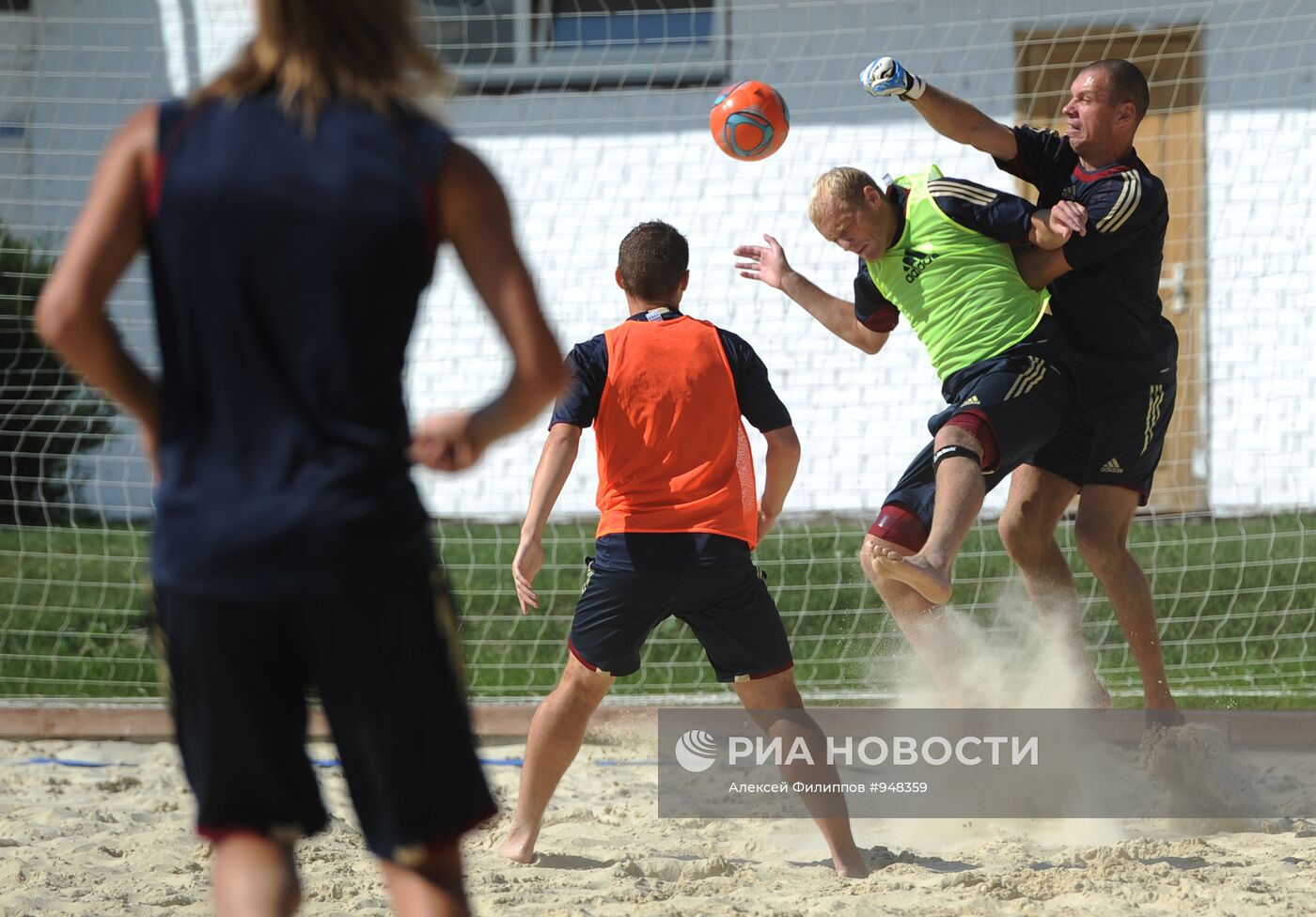 Пляжный футбол. Тренировка сборной России