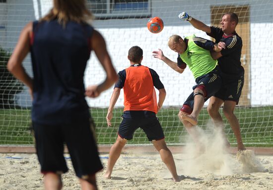 Пляжный футбол. Тренировка сборной России