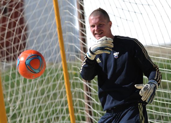 Пляжный футбол. Тренировка сборной России