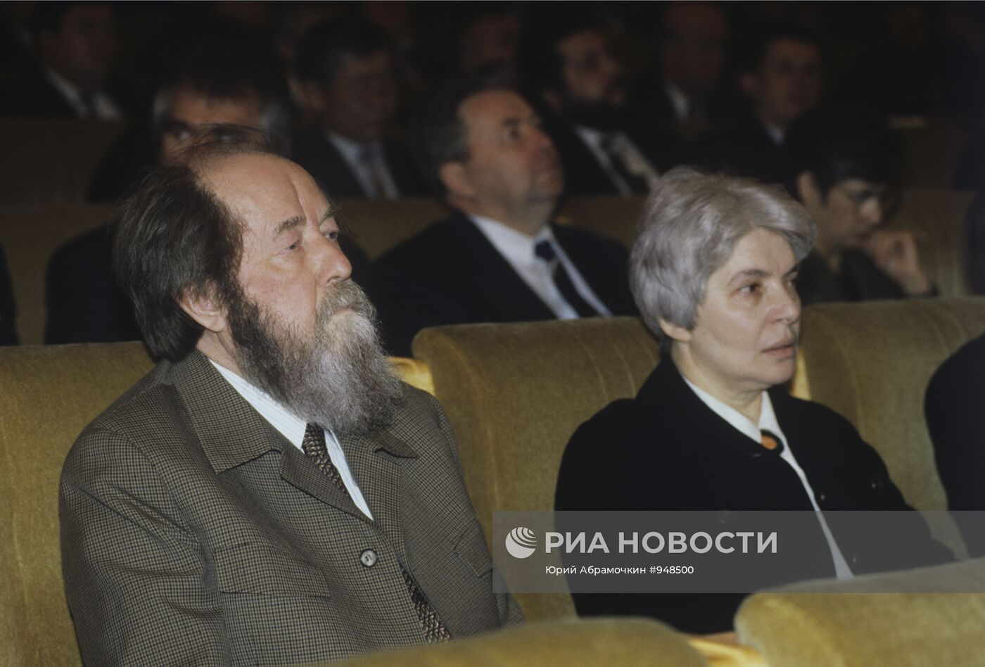 А.И. Солженицын с супругой Н.Д. Солженицыной (Светловой)