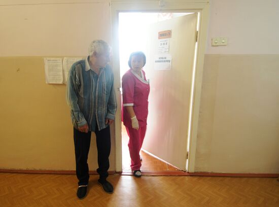 Работа сельской больницы в Новгородской области