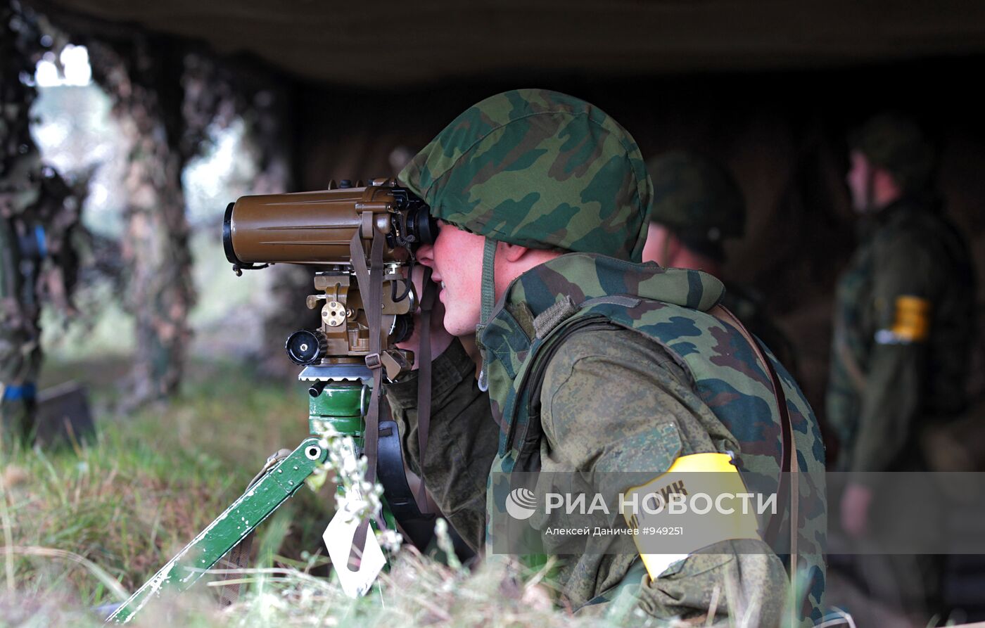 Артиллерийские учения в Ленинградской области