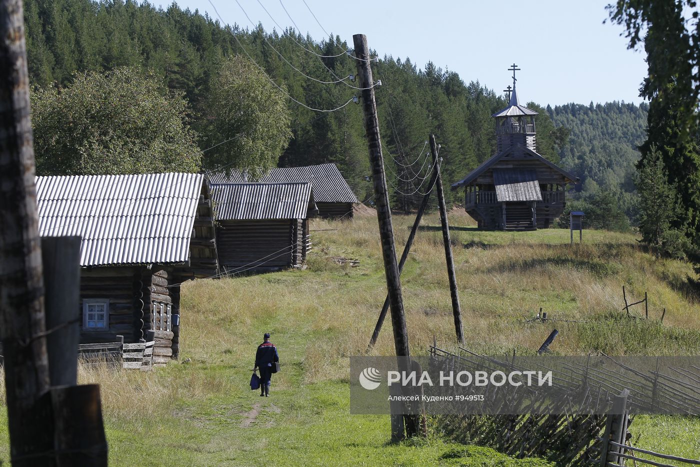 Работа почтальона в деревне