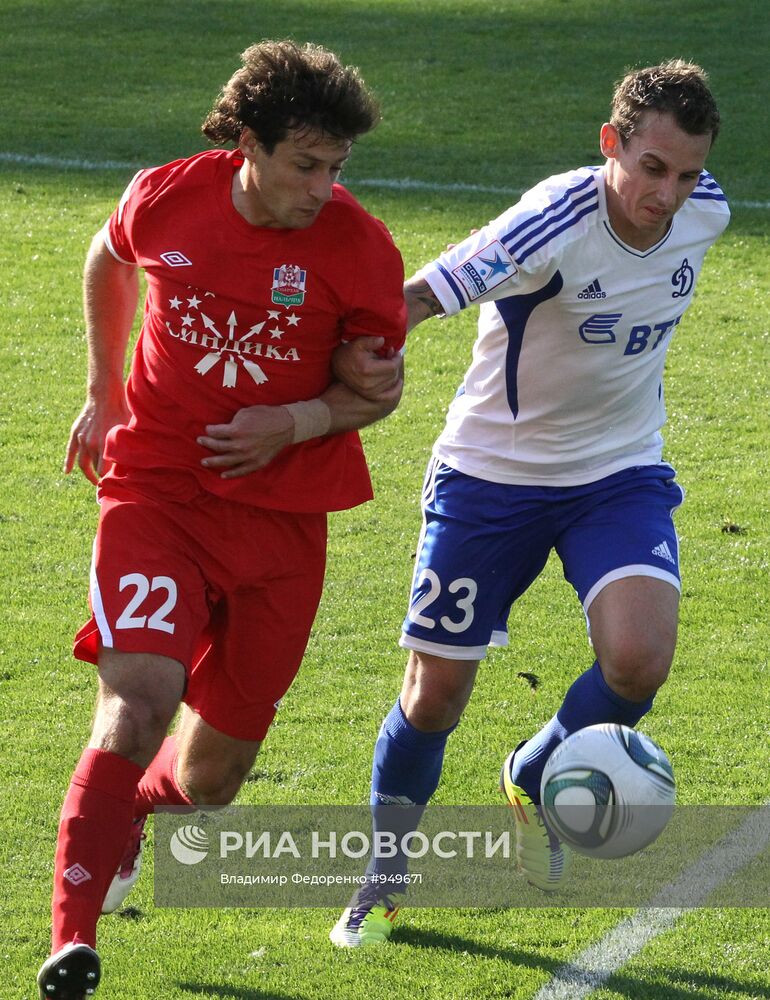 Футбол. РФПЛ. Матч "Динамо" - "Спартак" (Нальчик)