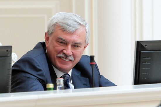 Георгий Полтавченко утвержден на пост губернатора Санкт-Петербур