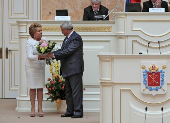 Церемония инаугурации губернатора Санкт-Петербурга