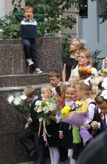 День знаний в российских школах