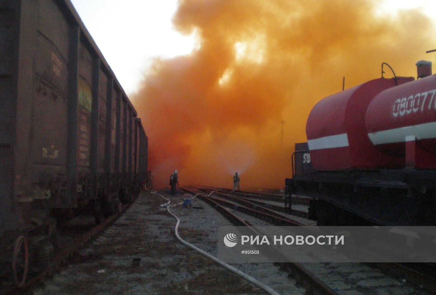 Разлив брома на железнодорожном вокзале Челябинска