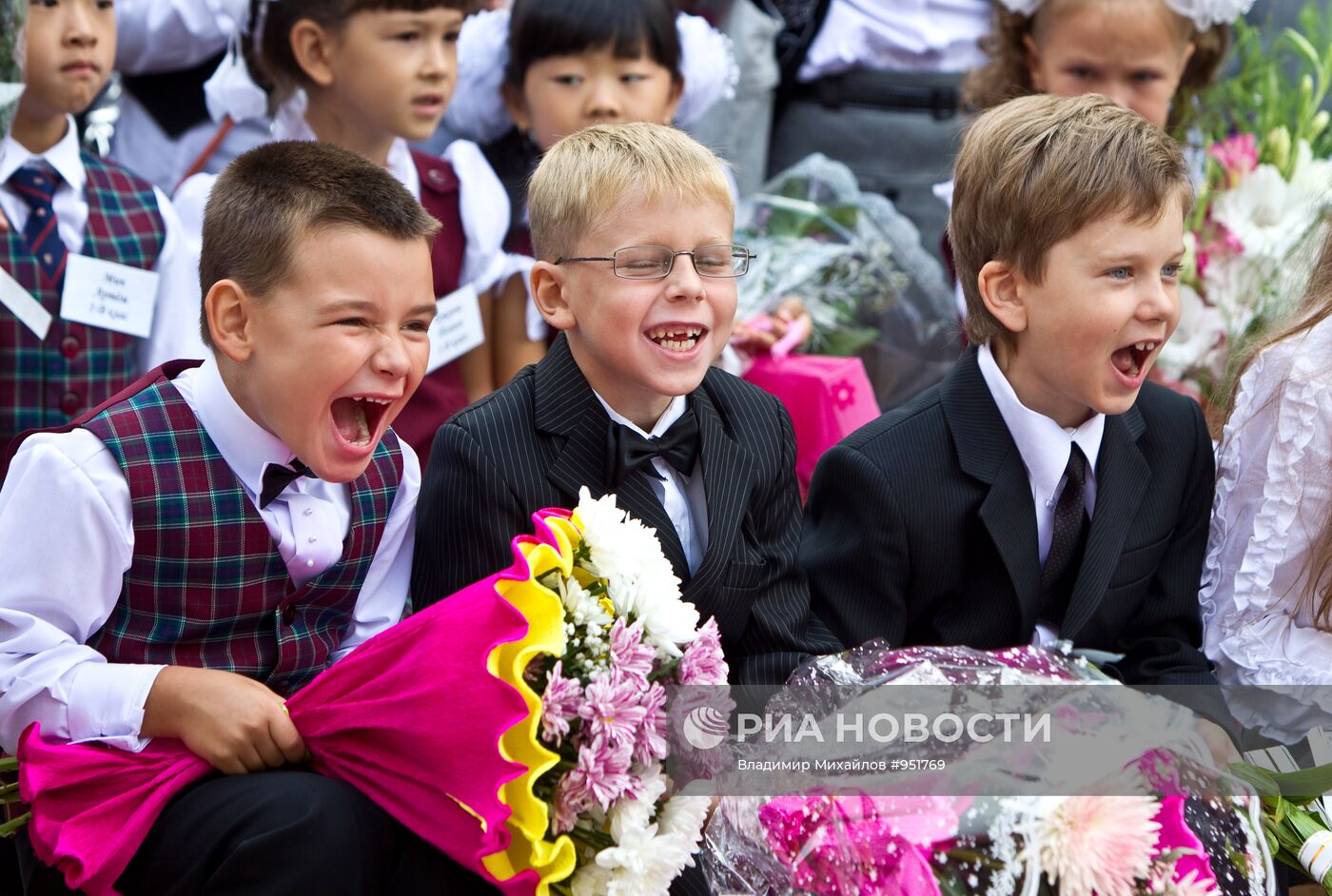 День знаний в российских школах