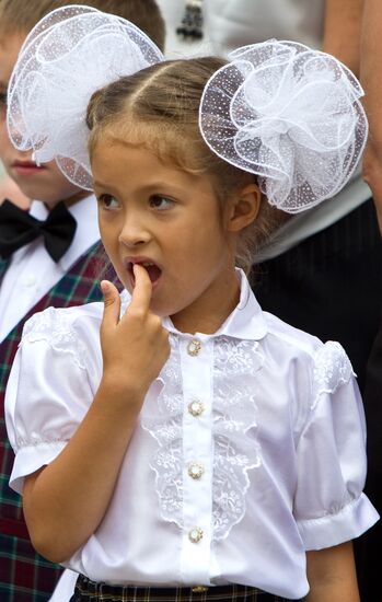 День знаний в российских школах