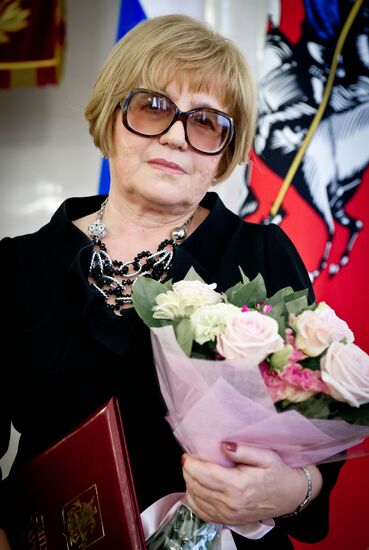 Мэр Москвы вручил премии в области литературы и искусства