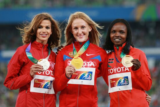 Легкая атлетика. Чемпионат мира. Шестой день