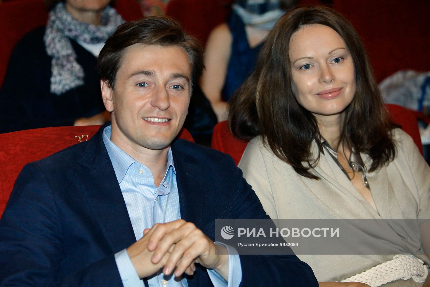 Сергей Безруков с супругой Ириной Безруковой