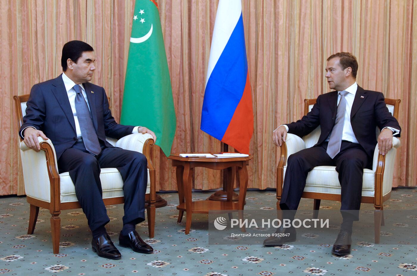 Встреча Д. Медведева и Г. Бердымухамедова