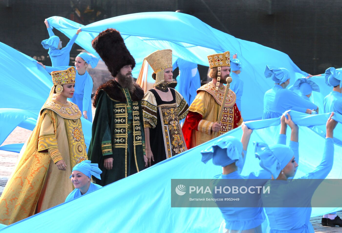 Церемония открытия Дня города в Москве