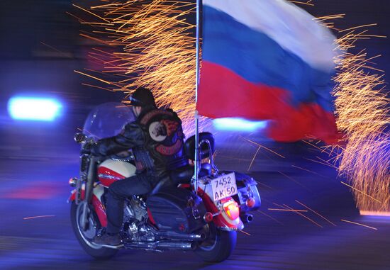 Церемония закрытия фестиваля "Спасская башня 2011"