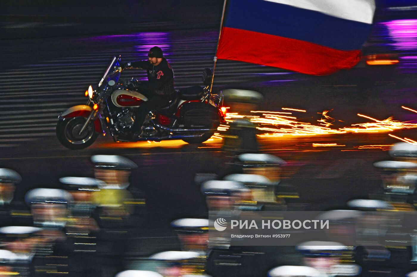 Церемония закрытия фестиваля "Спасская башня 2011"