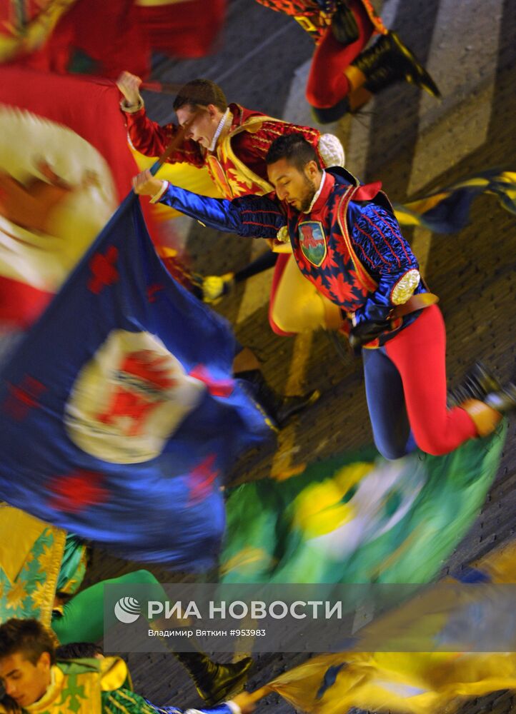 Церемония закрытия фестиваля "Спасская башня 2011"