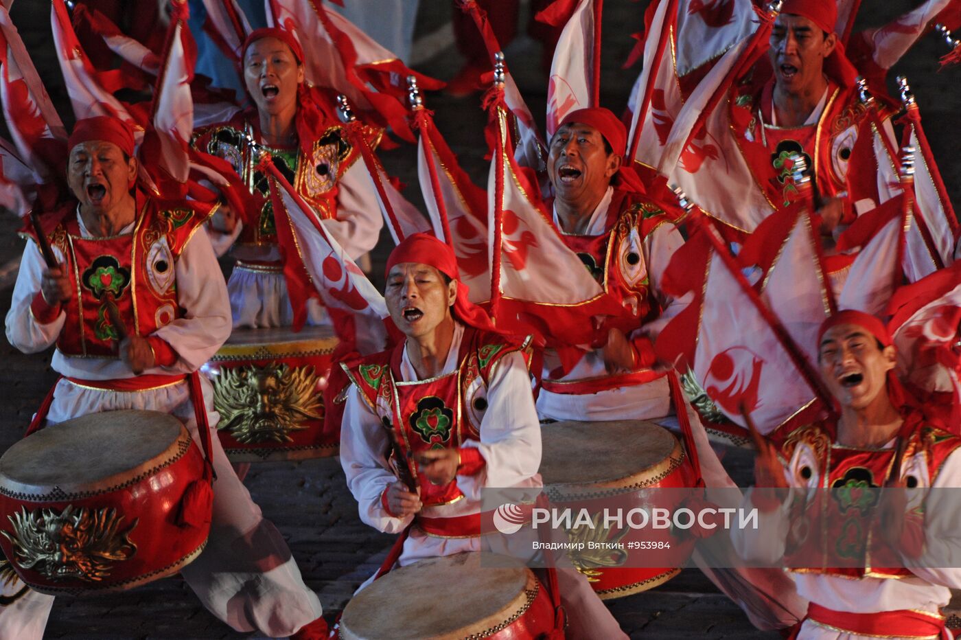 Церемония закрытия фестиваля "Спасская башня 2011"