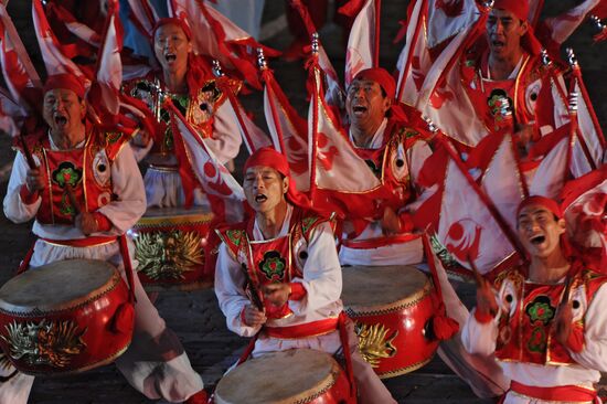 Церемония закрытия фестиваля "Спасская башня 2011"