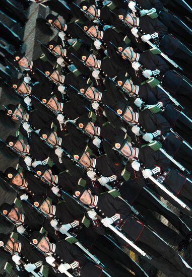 Церемония закрытия фестиваля "Спасская башня 2011"