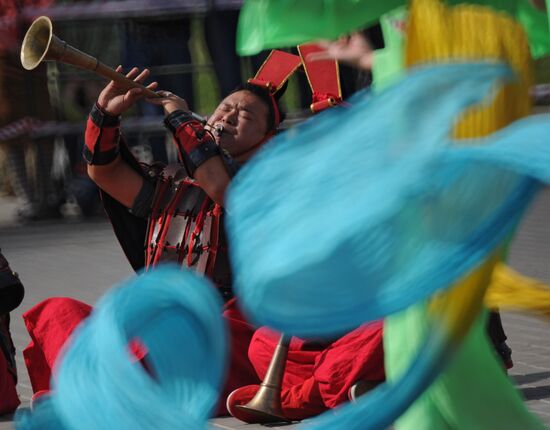 Концерт участников фестиваля "Спасская башня 2011" в Коломенском