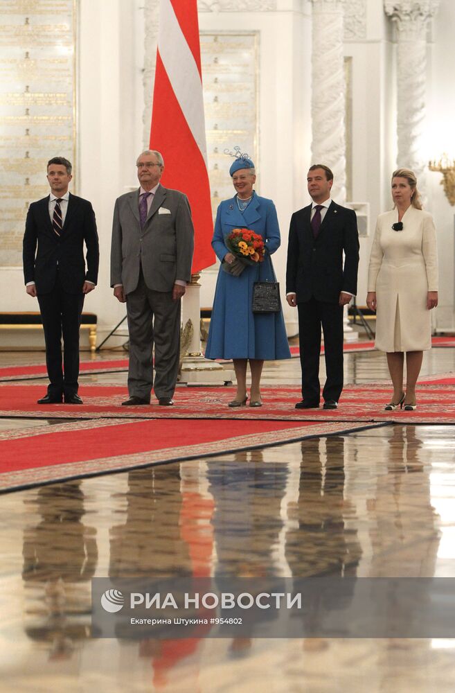 Государственный визит королевы Дании Маргрете II в Россию