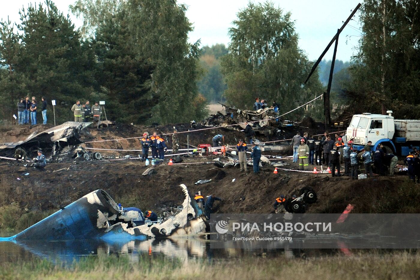 Крушение самолета Як-42 под Ярославлем