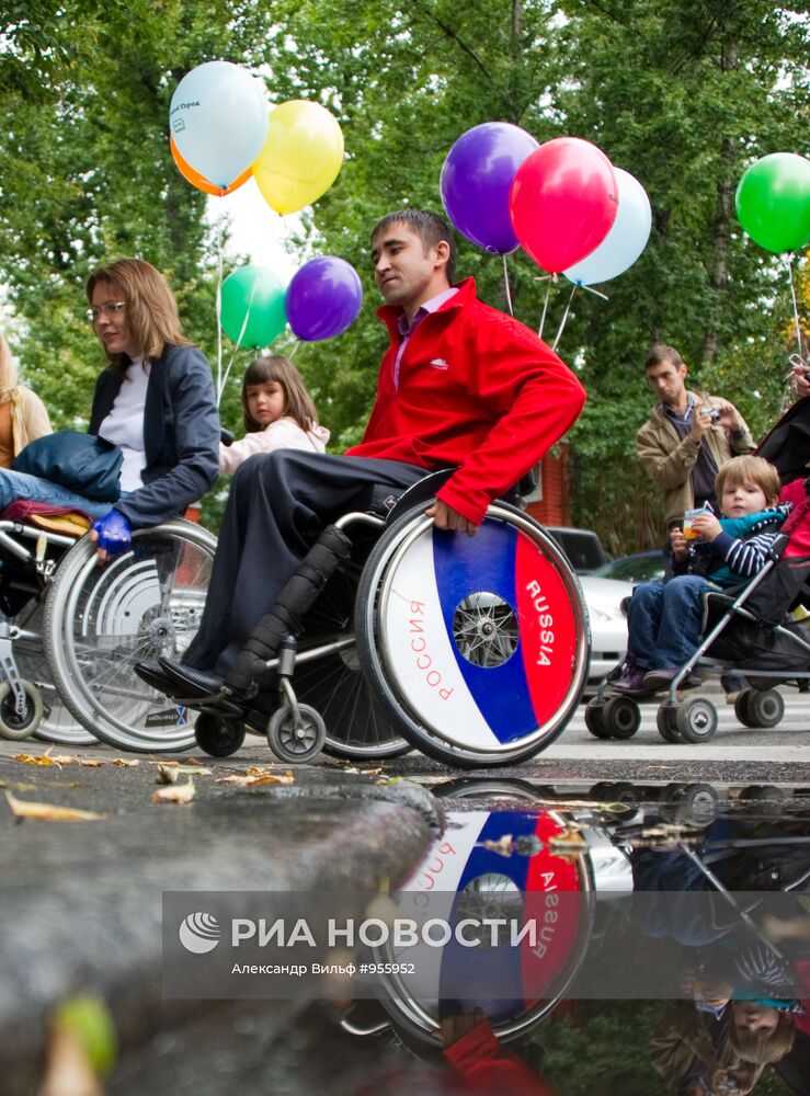 Акция, посвященная проблемам передвижения инвалидов